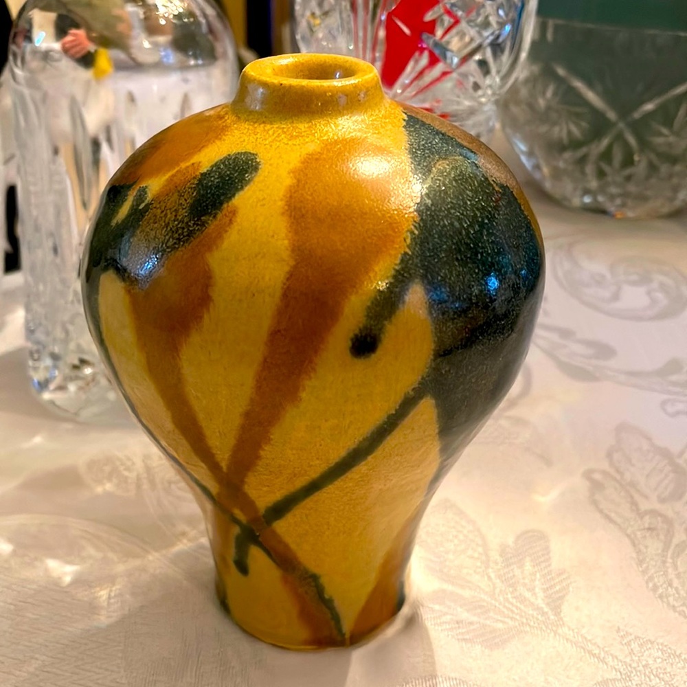 Vintage pottery jar